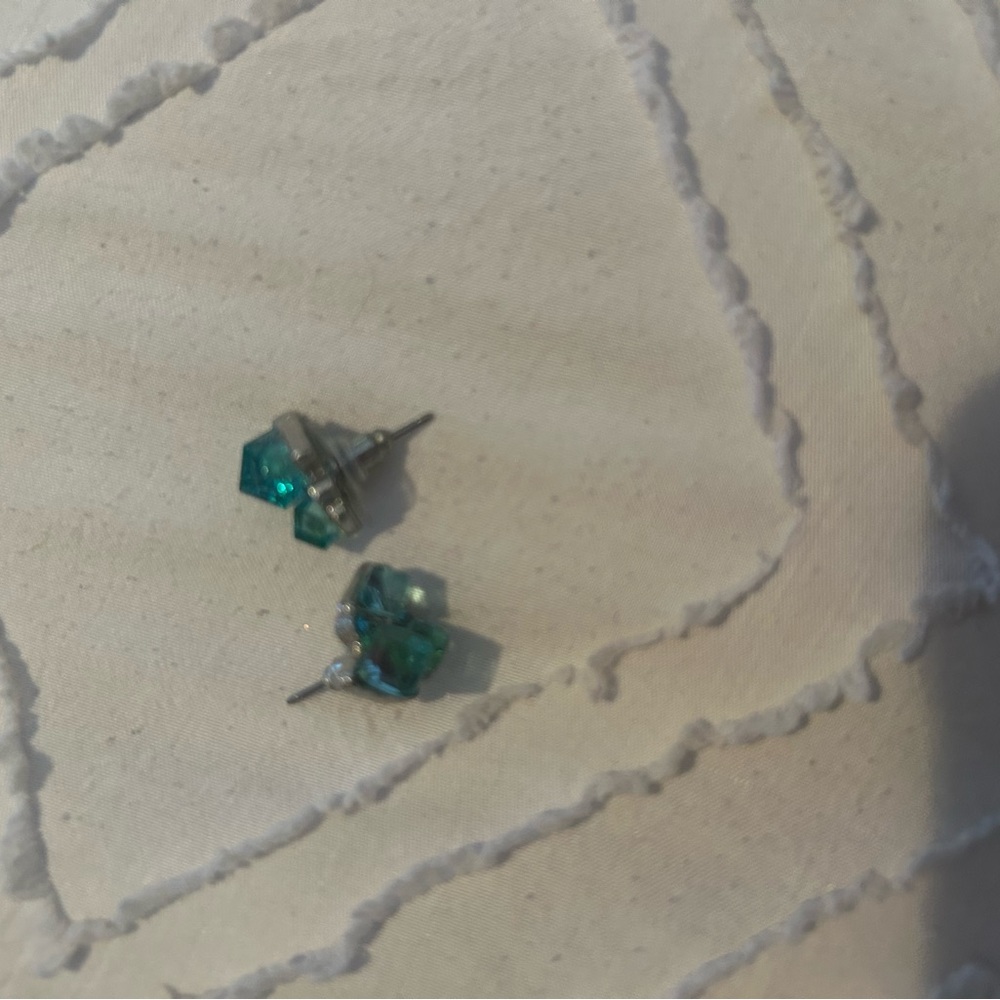 Elegant Blue Stud Earrings